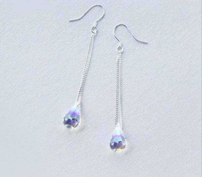 Teardrop Crystal Earrings