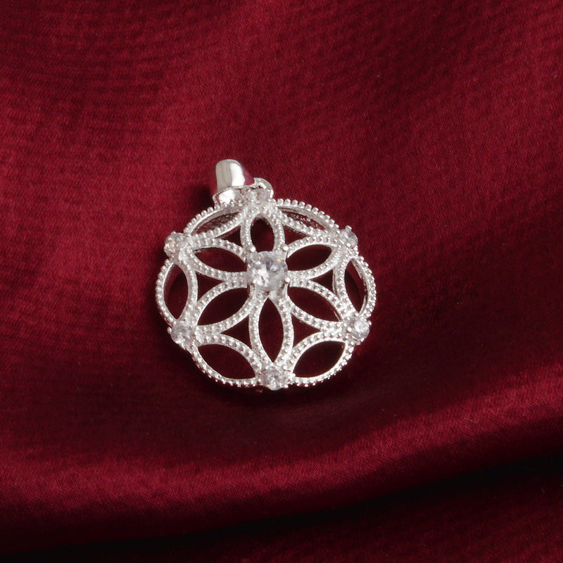 Full diamond love necklace