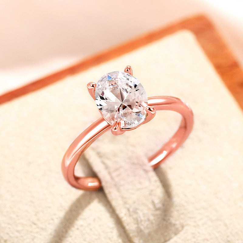 Oval Masonry Ring For Women