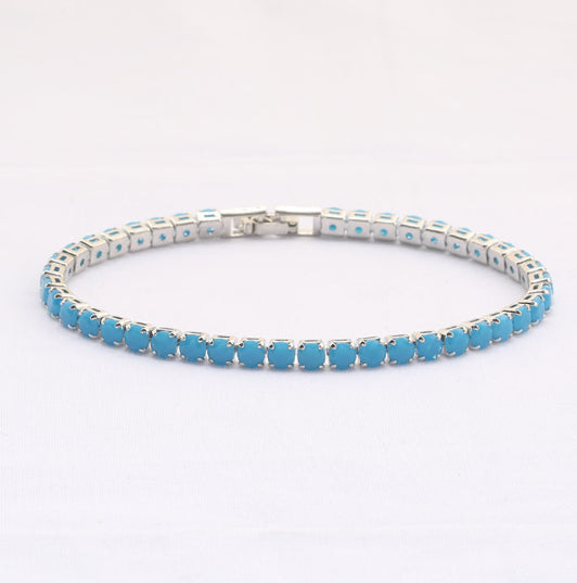 Cubic Zirconia Tennis Bracelets Iced Out Chain Crystal Bracelet Women Men Gold Bracelet Jewelry