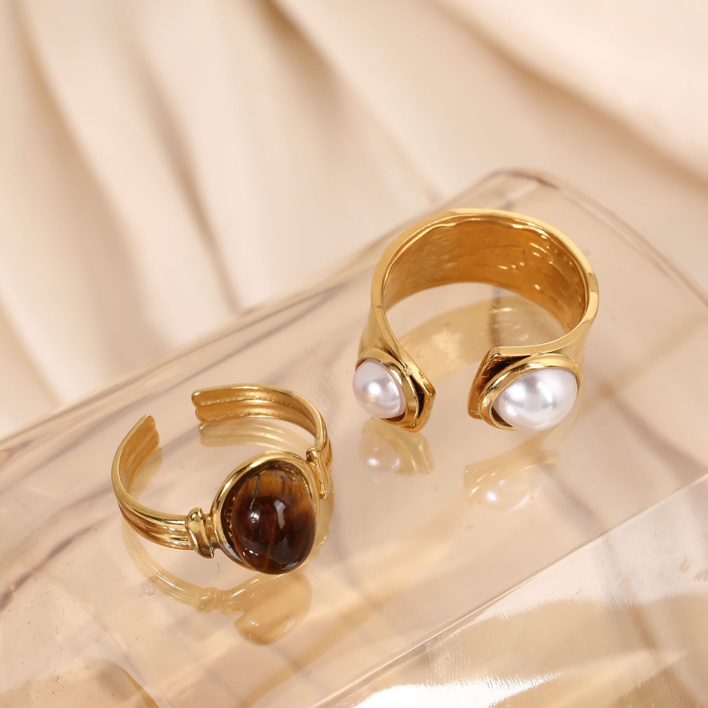 Retro French Ring Niche Design Ring For Women