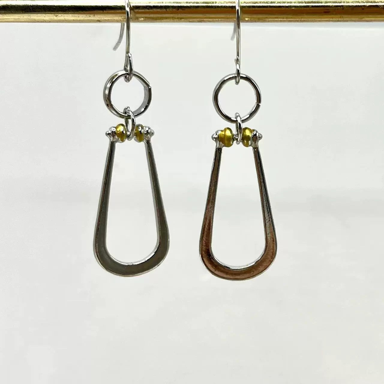 Round Teardrop Earrings