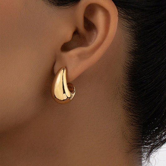 Vintage Comma-shaped Teardrop Earrings