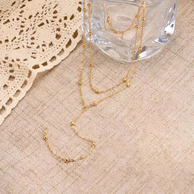 Collier Lariat Gold
