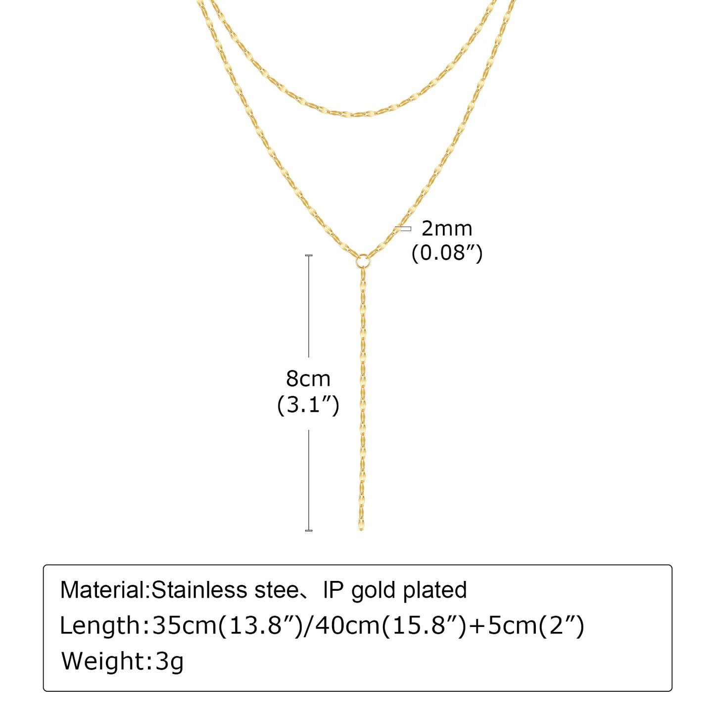 Collier Fringe Gold