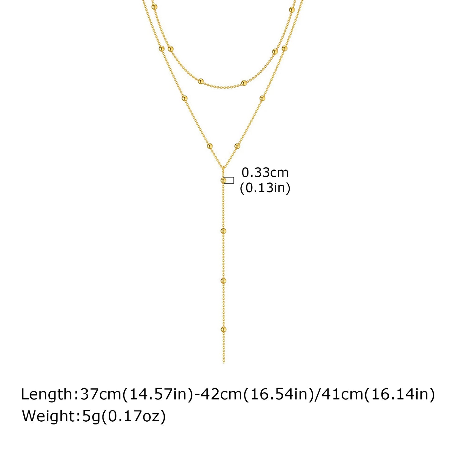 Collier Fringe Gold