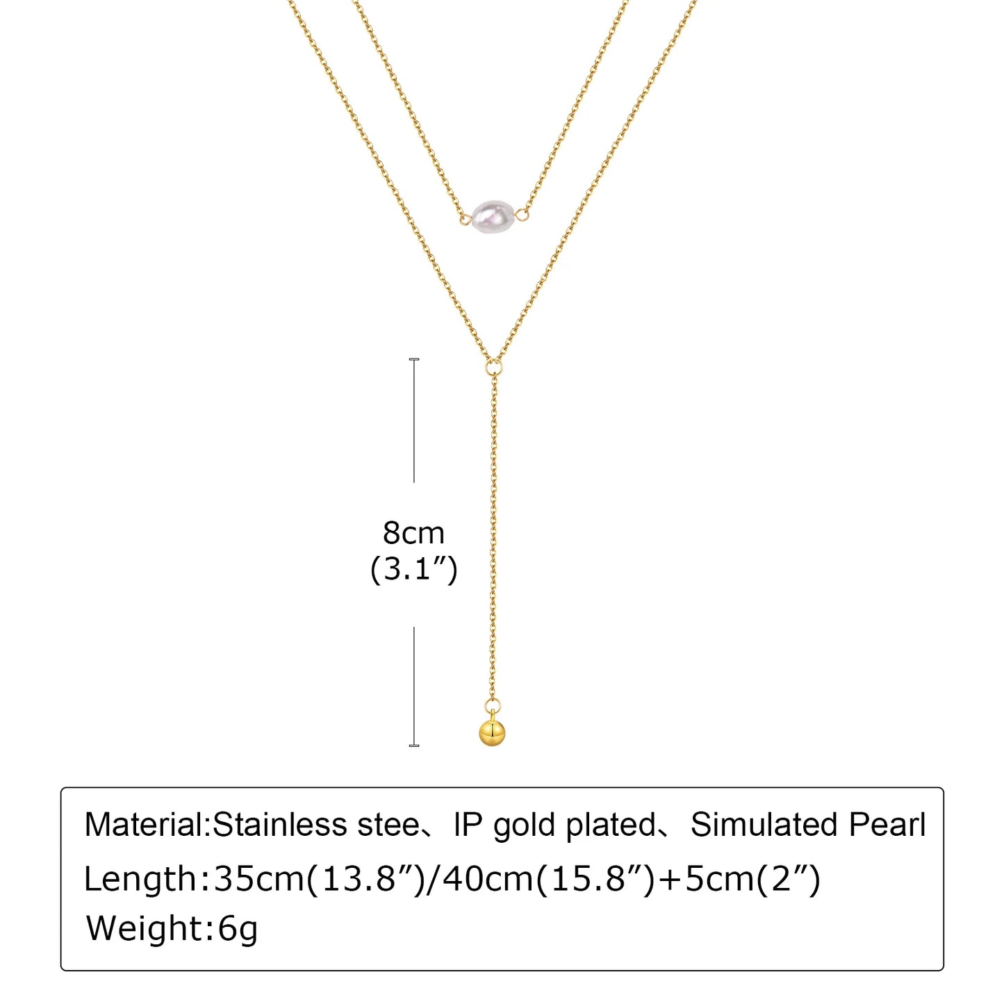 Collier Fringe Gold