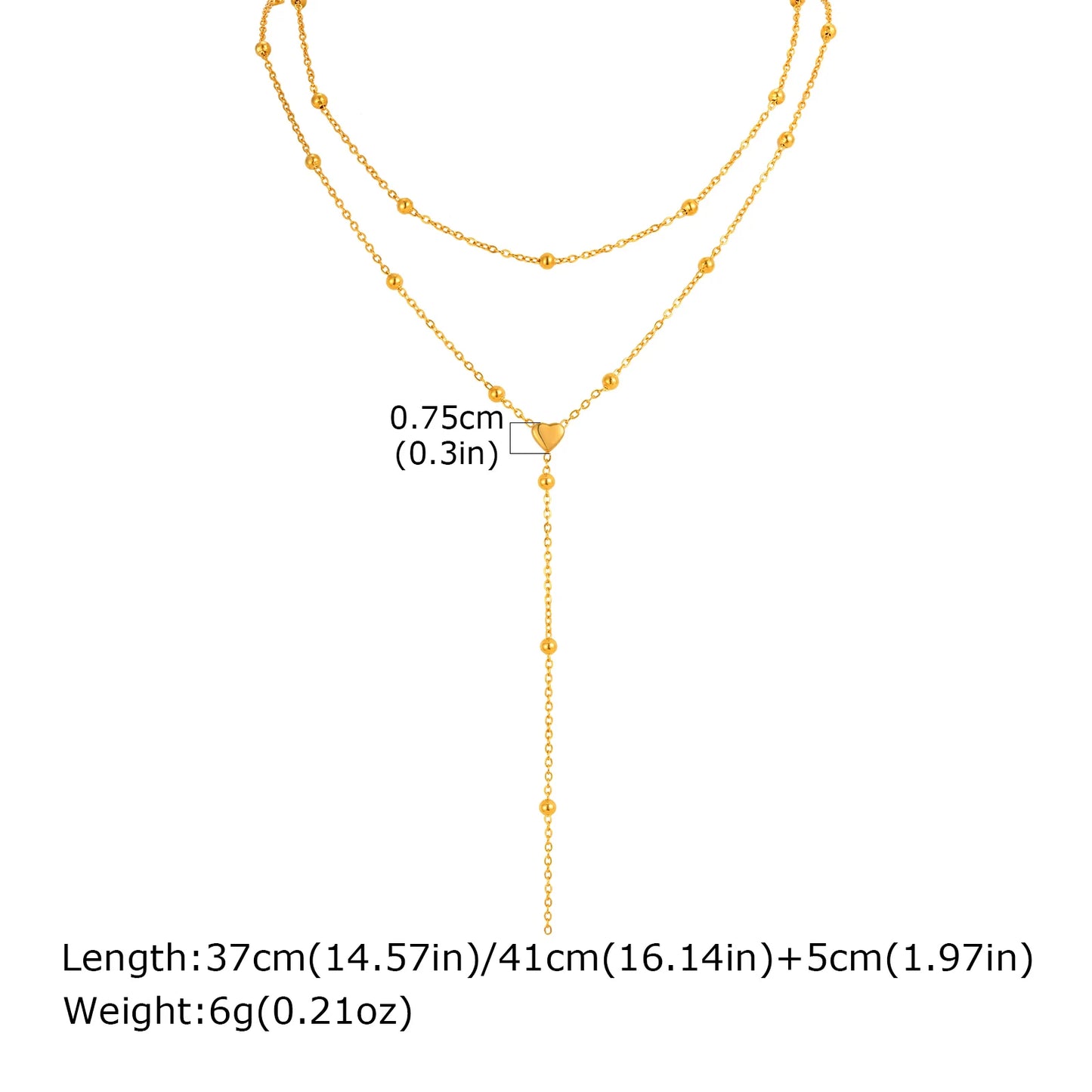Collier Fringe Gold