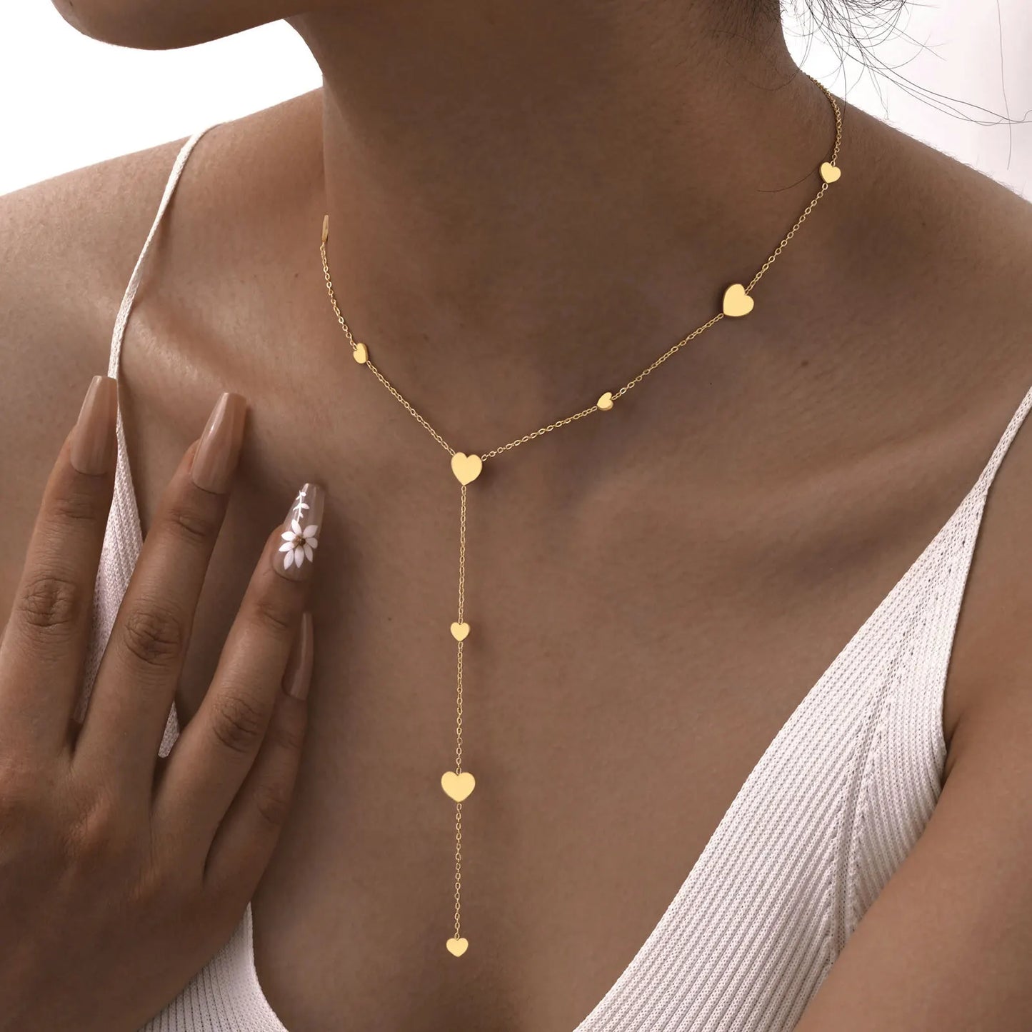 Collier Y Drop Gold