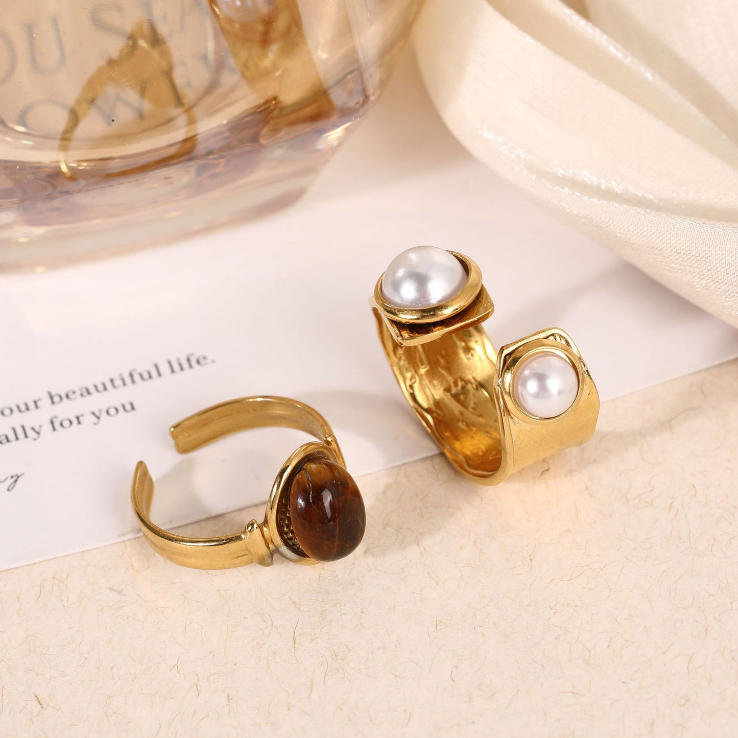 Retro French Ring Niche Design Ring For Women