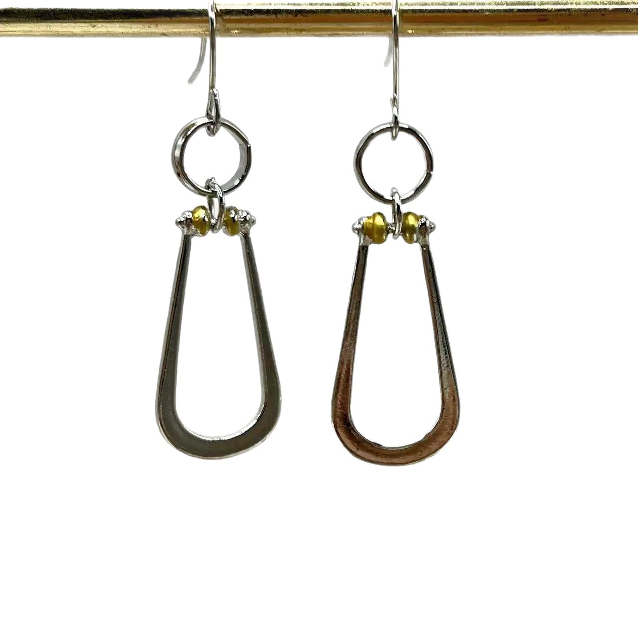 Round Teardrop Earrings