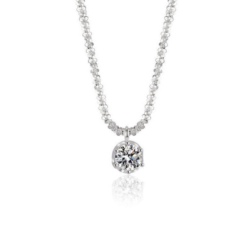 Women's Imitation Moissanite Diamond Necklace
