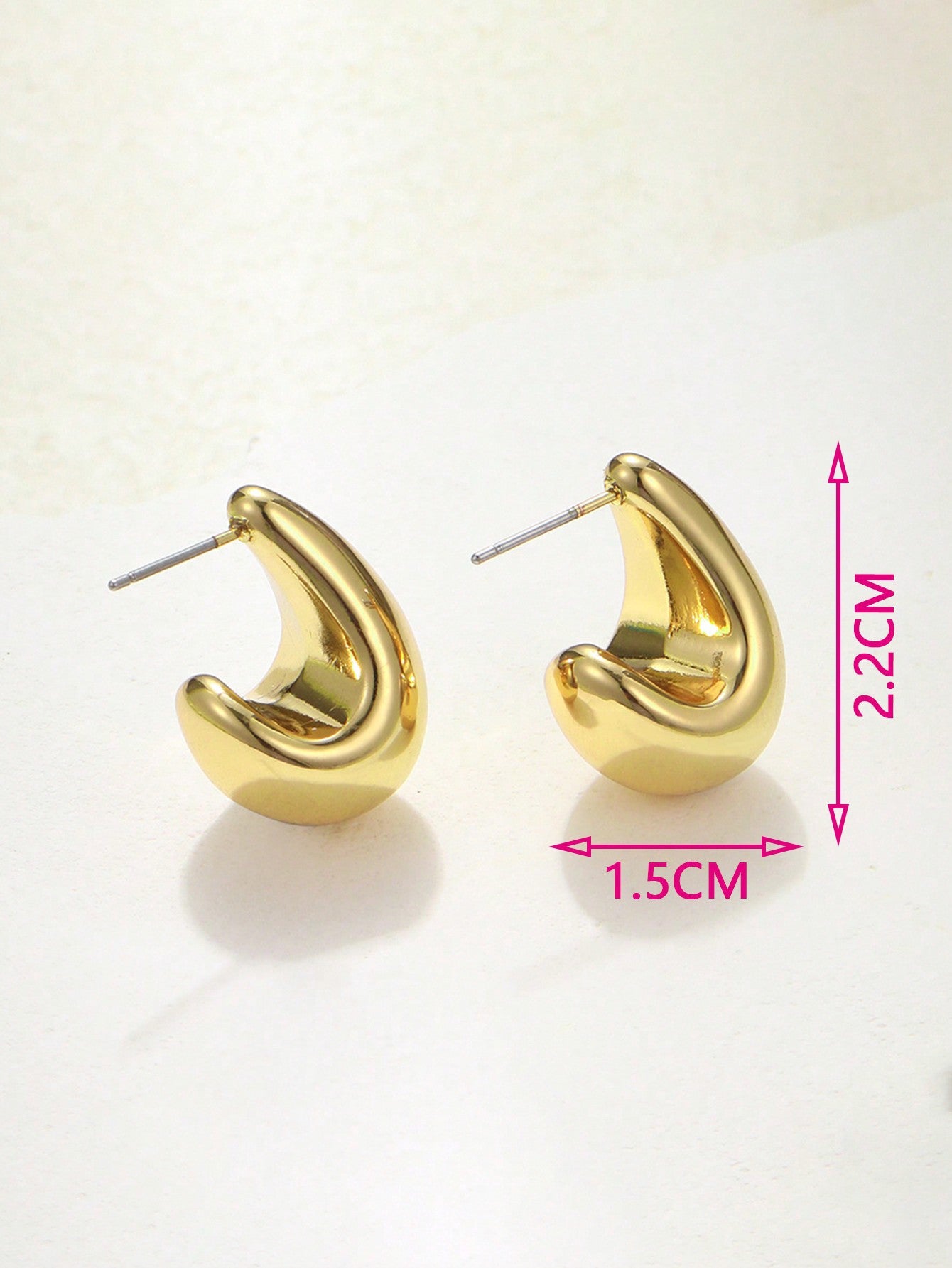 Vintage Comma-shaped Teardrop Earrings